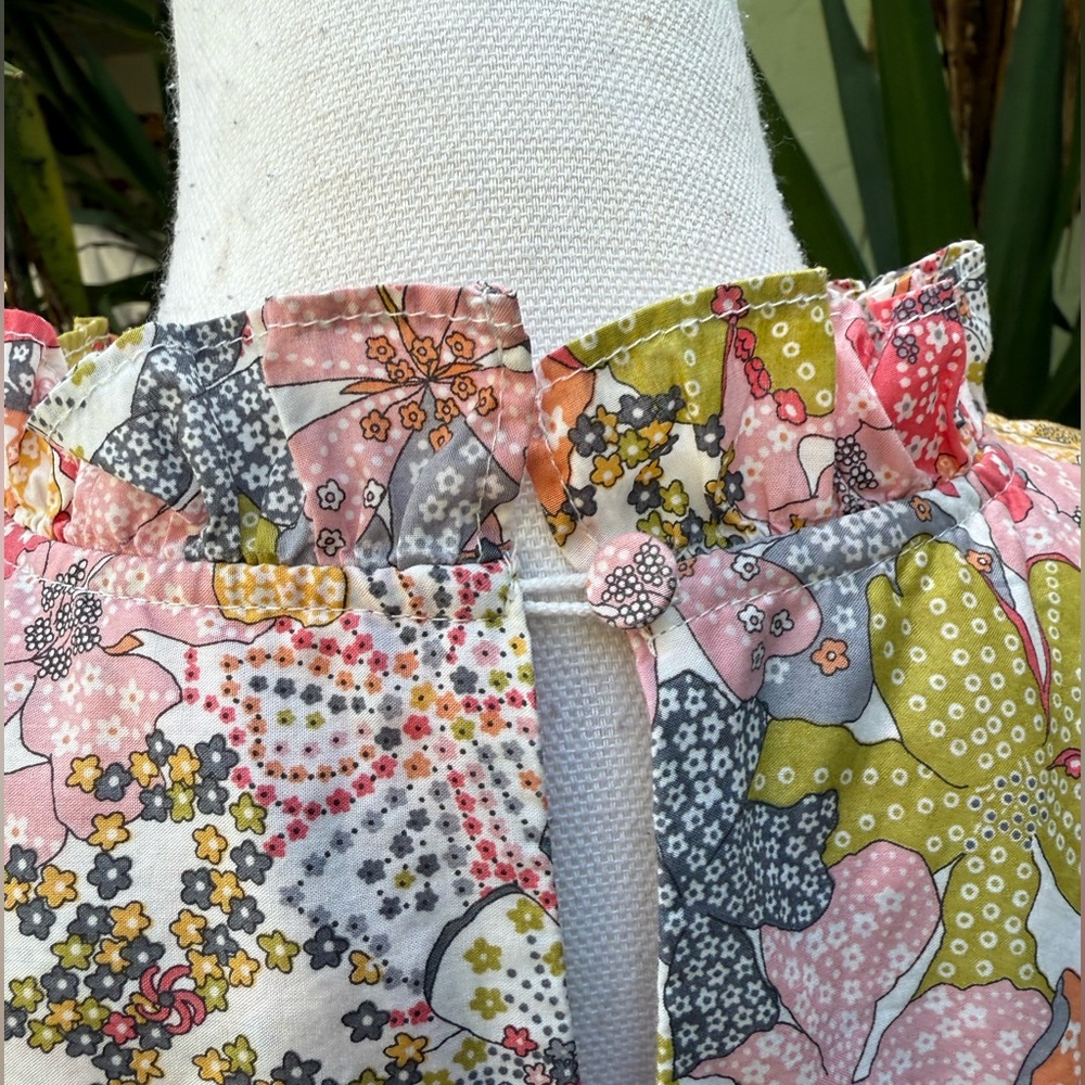 J. Crew Liberty Floral Short Sleeve shirt blouse - Picture 8 of 12